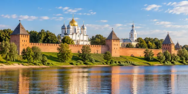 Новгородский кремль и Софийский собор